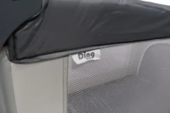 Ding Deluxe Grey Campingbedje Incl. Bodemverhoger -LiefjesHoek Verkoop mamaloes ding deluxe grey campingbedje incl. bodemverhoger 6
