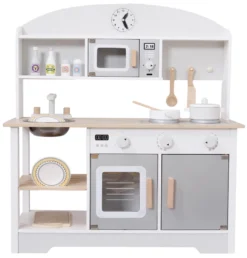 Eco Toys Grijs Moderne Houten Kinderkeuken HC491072