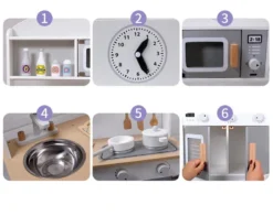 Eco Toys Grijs Moderne Houten Kinderkeuken HC491072 -LiefjesHoek Verkoop mamaloes eco toys grijs moderne houten keuken hc491072 jpg 4