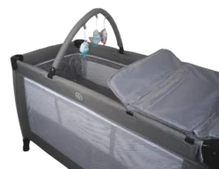 Ding Estilo Melee Grey Ledikant En Reisbedje -LiefjesHoek Verkoop mamaloes estilo m lee grey ledikant en reisbedje 4