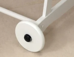 MamaLoes Grey Star De Luxe Wit Baby Wiegje 66759 -LiefjesHoek Verkoop mamaloes grey star de luxe wit baby wiegje 4 1