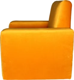 Ding Jamie Velvet Okergeel Kinderfauteuil DI-34201 -LiefjesHoek Verkoop mamaloes kinderfauteuil velvet oker 03