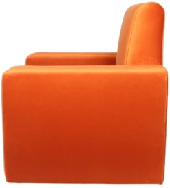 Ding Jamie Velvet Sienna Kinderfauteuil DI-34202 -LiefjesHoek Verkoop mamaloes kinderfauteuil velvet oranje 02k