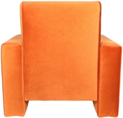 Ding Jamie Velvet Sienna Kinderfauteuil DI-34202 -LiefjesHoek Verkoop mamaloes kinderfauteuil velvet oranje 03k