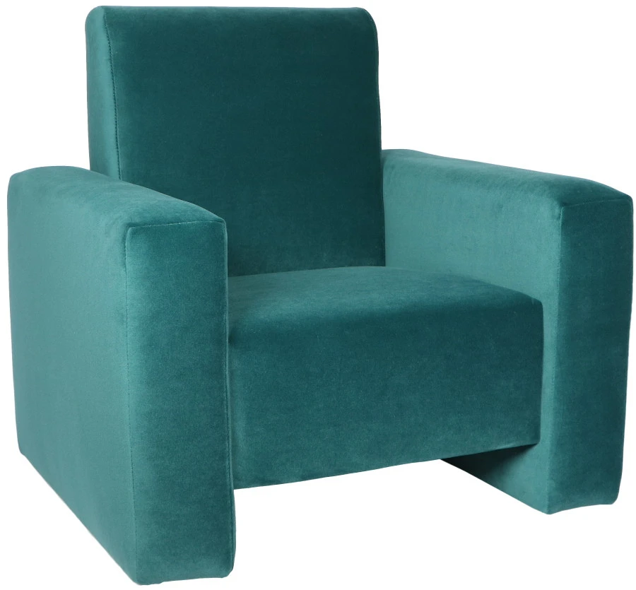 Ding Jamie Velvet Petrol Kinderfauteuil DI-34205 2 Ding Jamie Velvet Petrol Kinderfauteuil DI-34205 - Afbeelding 2