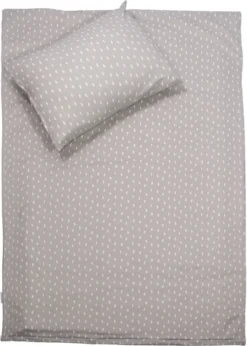 MamaLoes Paint Stone Grey 100x140cm Dekbedovertrek ML4041