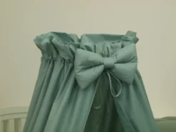 MamaLoes Pure Stonegreen Deluxe Wit Baby Wiegje 80635 -LiefjesHoek Verkoop mamaloes pure stonegreen deluxe wit baby wiegje 80635 4