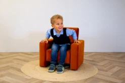Ding Jamie Velvet Sienna Kinderfauteuil DI-34202 -LiefjesHoek Verkoop mamaloesding jamie