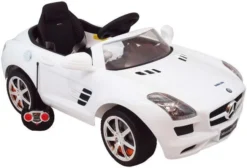 Eco Toys Mercedes SLS Wit Elektrische Kinderauto CLB-681r 9 Eco Toys Mercedes SLS Wit Elektrische Kinderauto CLB-681r -LiefjesHoek Verkoop mercedes wit 1