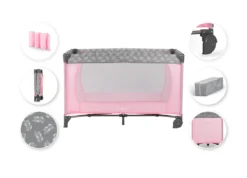 Momi Belove Pink Campingbed LOZE00016 -LiefjesHoek Verkoop momi belove pink campingbed loze00016 8