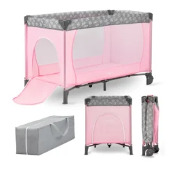 Momi Belove Pink Campingbed LOZE00016 -LiefjesHoek Verkoop momi belove pink campingbed loze00016 9