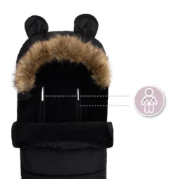 Momi Black Universele Voetenzak AKCE00032 -LiefjesHoek Verkoop momi black universele voetenzak akce00032 4