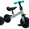 Momi Loris Grey/Turquoise 4-in-1 Ride-On Loopfiets ROBI00041