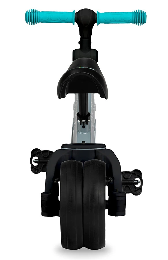 Momi Loris Grey/Turquoise 4-in-1 Ride-On Loopfiets ROBI00041 3 Momi Loris Grey/Turquoise 4-in-1 Ride-On Loopfiets ROBI00041 - Afbeelding 3