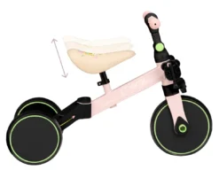 Momi Loris Pink 4-in-1 Ride-On Loopfiets ROBI00039 -LiefjesHoek Verkoop momi loris pink 4 in 1 ride on loopfiets robi00039 7