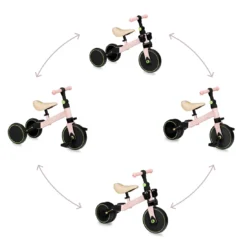 Momi Loris Pink 4-in-1 Ride-On Loopfiets ROBI00039 -LiefjesHoek Verkoop momi loris pink 4 in 1 ride on loopfiets robi00039 9