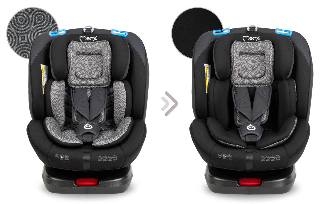 Momi Tordi Zwart Isofix 360° 0-36 Kg Autostoel FOSA00016 - Afbeelding 11