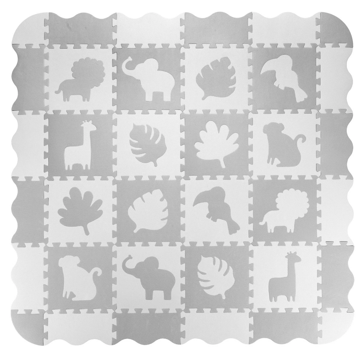 Momi Zawi Grey Schuimrubberen Puzzelmat Met Rand MAED00013 4 Momi Zawi Grey Schuimrubberen Puzzelmat Met Rand MAED00013 - Afbeelding 4