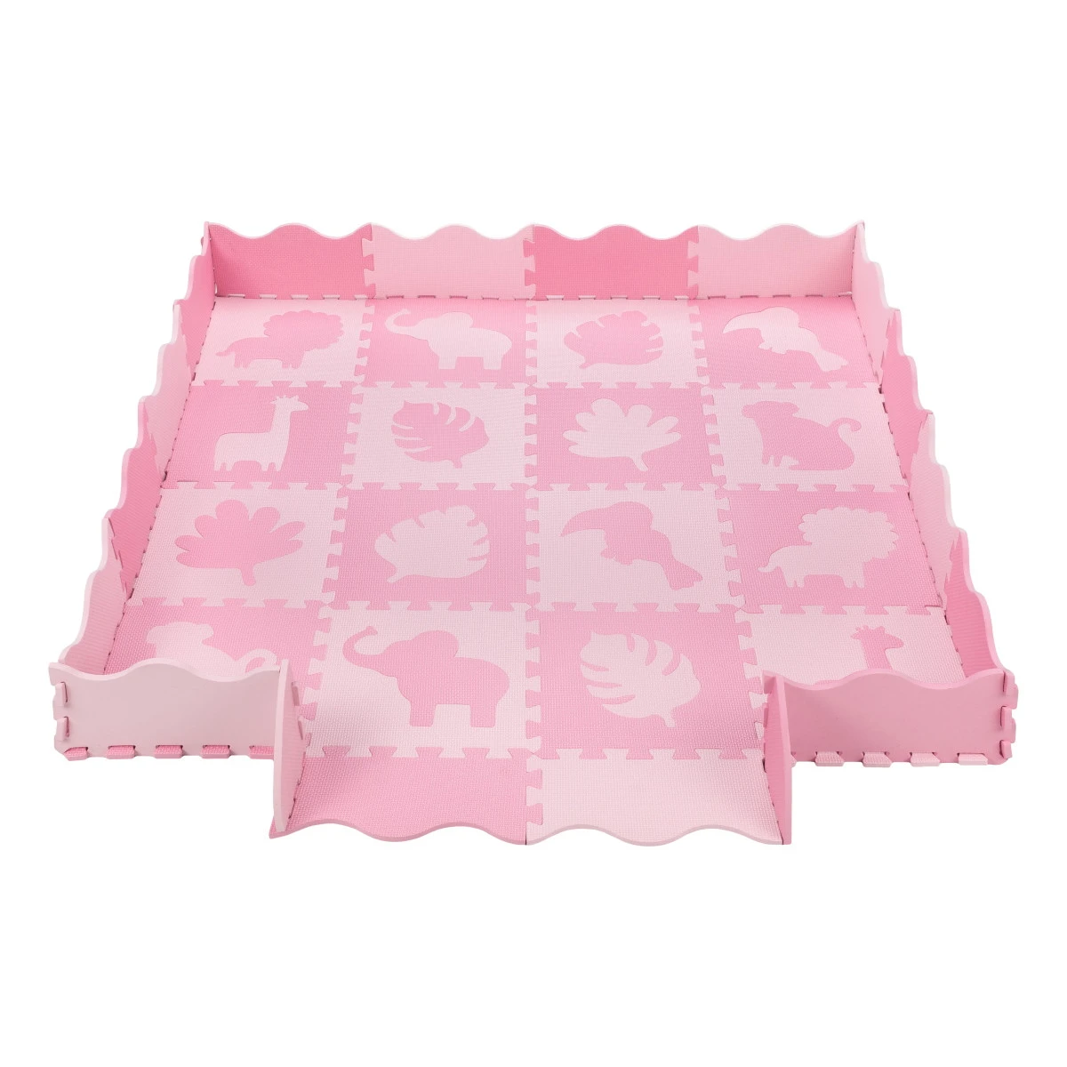 Momi Zawi Pink Schuimrubberen Puzzelmat Met Rand MAED00012 1 Momi Zawi Pink Schuimrubberen Puzzelmat Met Rand MAED00012