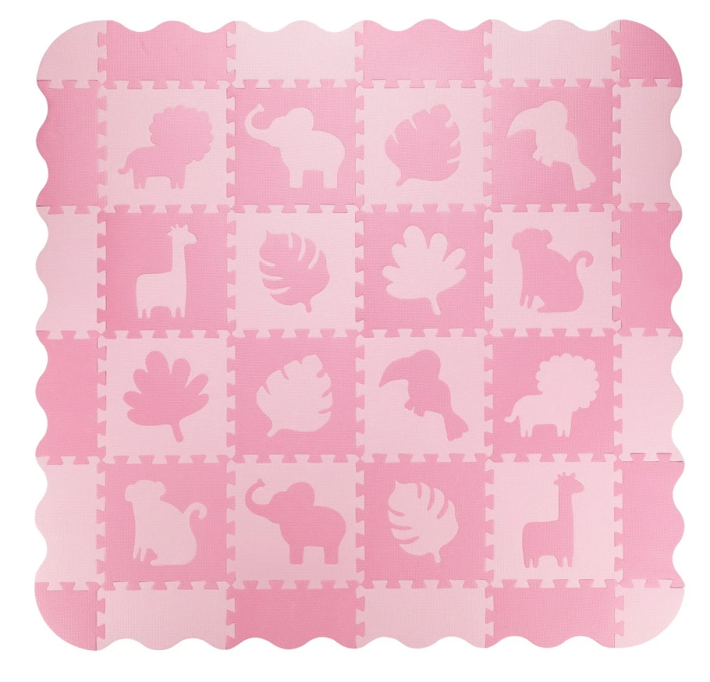Momi Zawi Pink Schuimrubberen Puzzelmat Met Rand MAED00012 4 Momi Zawi Pink Schuimrubberen Puzzelmat Met Rand MAED00012 - Afbeelding 4