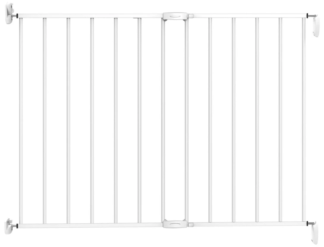 Noma Wit Metaal Uitschuifbaar Traphek/Veiligheidshek 93361 1 Noma Wit Metaal Uitschuifbaar Traphek/Veiligheidshek 93361