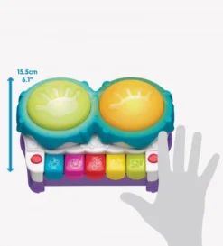 Playgro 2-in-1 Light Up Music Maker Activiteitenspeeltje P6384144 -LiefjesHoek Verkoop playgro 2 in 1 light up music maker activiteitenspeeltje p6384144 1