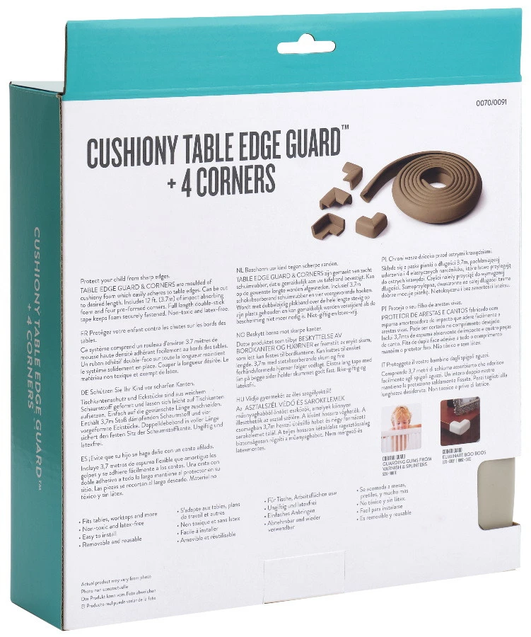 Prince Lionheart Impactabsorberend Schuimrubber Grijs + 4 Stuks Hoekbeschermers 0070 6 Prince Lionheart Impactabsorberend Schuimrubber Grijs + 4 Stuks Hoekbeschermers 0070 - Afbeelding 6