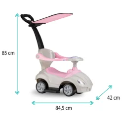 QKids Lolo Pink 2-in-1 Ride-on Loopauto QKIDS00006 -LiefjesHoek Verkoop qkids lolo pink 2 in 1 ride on loopauto qkids00006 9