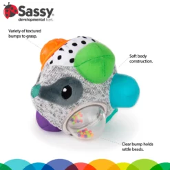 Sassy Bumpy Badger Educatieve Speelbal S80931 -LiefjesHoek Verkoop sassy bumpy badger educatieve speelbal 3