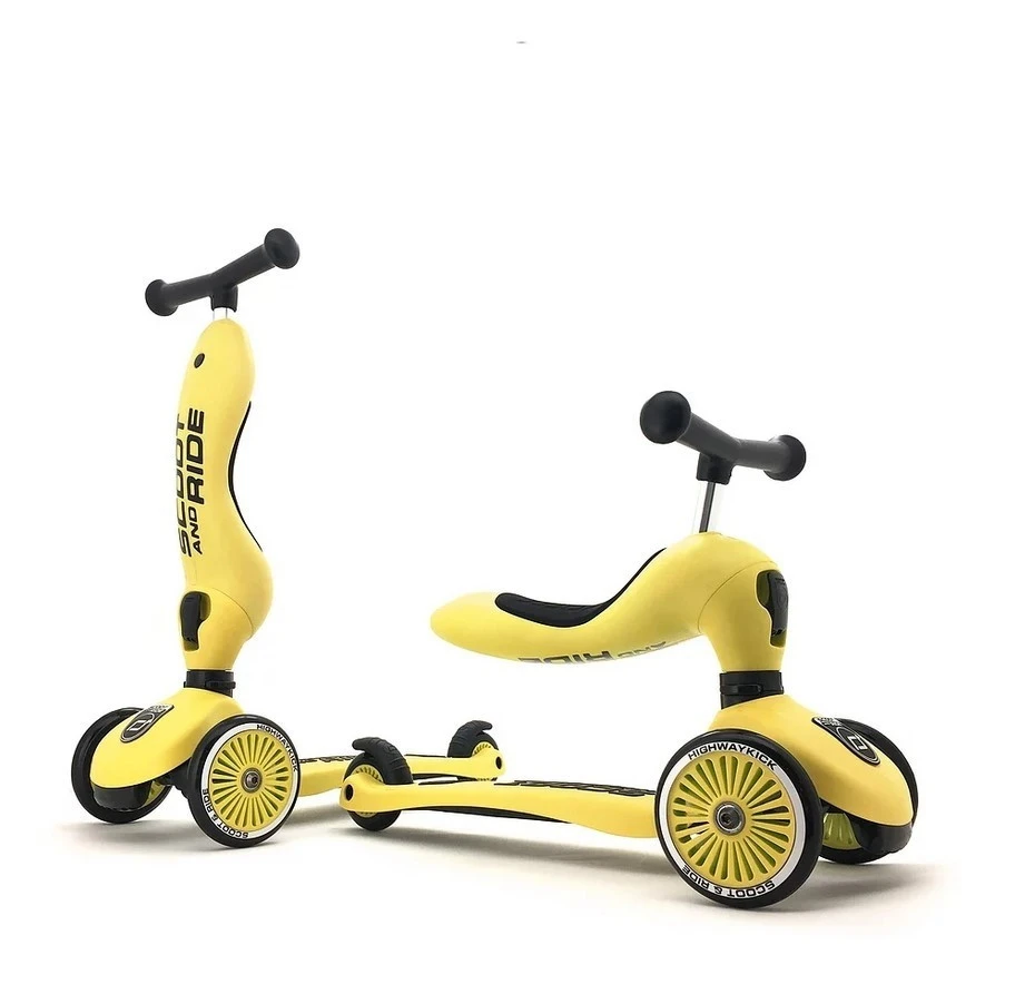 Scoot And Ride Lemon Highwaykick 1 Step/Loopfiets SR-96354 4 Scoot And Ride Lemon Highwaykick 1 Step/Loopfiets SR-96354 - Afbeelding 4