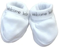 Petit Villain Wit 'Welcome Baby' 6-delige Babyset 12 Petit Villain Wit 'Welcome Baby' 6-delige Babyset -LiefjesHoek Verkoop setwitslofjes 4