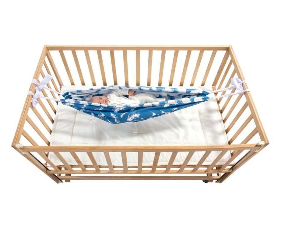 Sevibaby Blue Feathers Baby Hangmatje 576-91 1 Sevibaby Blue Feathers Baby Hangmatje 576-91