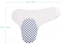 Sevibaby Blue Flower Jersey Inbakerdoek 118-170 -LiefjesHoek Verkoop sevibaby blue flower jersey inbakerdoek 118 170 4