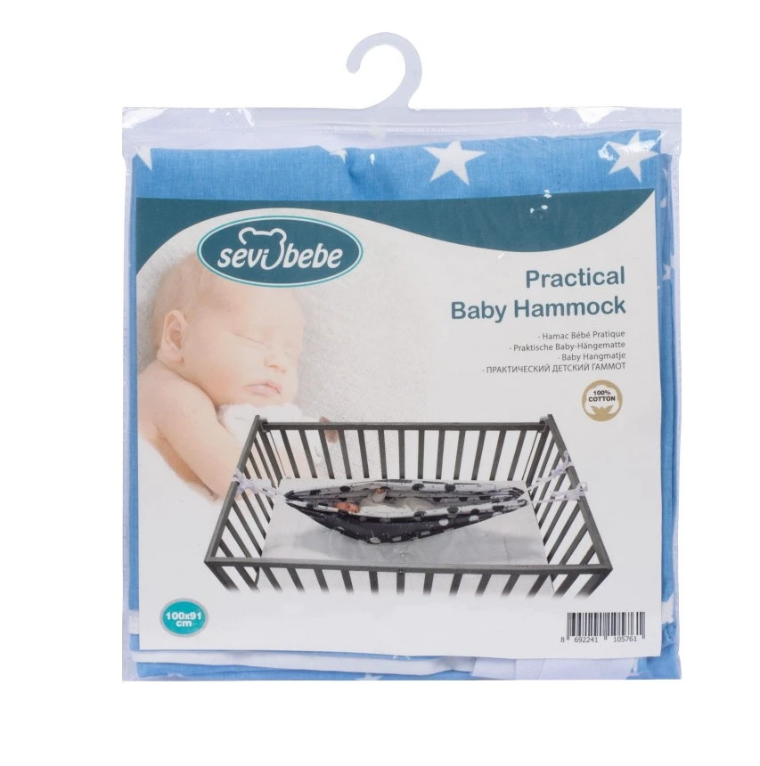 Sevibaby Blue Stars Baby Hangmatje 576-1 5 Sevibaby Blue Stars Baby Hangmatje 576-1 - Afbeelding 5