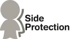 Osann Flux Isofix SPS Navy Melange 9-36 Kg Autostoel 102-138-249 -LiefjesHoek Verkoop sideprotection logo