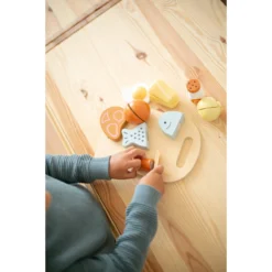 Tryco Houten Snijplank Met Speelgoed Eten TR-303025 -LiefjesHoek Verkoop snijplank 1