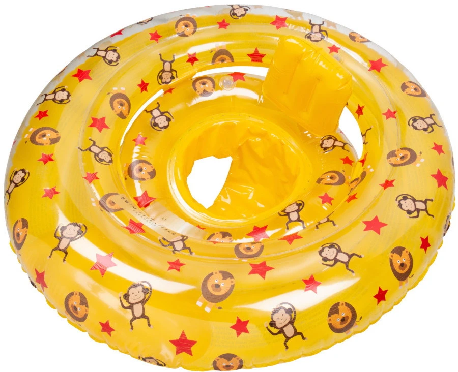 Swim Essentials Baby Float Geel Circus 0-1 Jaar Zwemring 1 Swim Essentials Baby Float Geel Circus 0-1 Jaar Zwemring