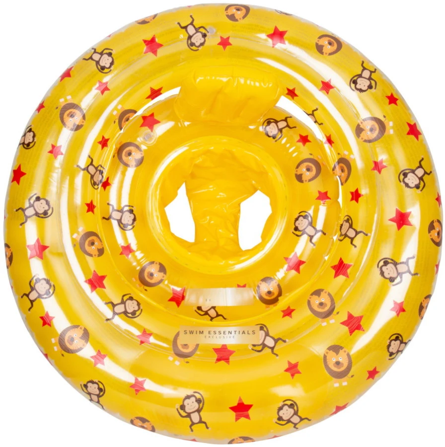 Swim Essentials Baby Float Geel Circus 0-1 Jaar Zwemring 2 Swim Essentials Baby Float Geel Circus 0-1 Jaar Zwemring - Afbeelding 2