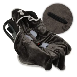 Babymatex Koala Grijs 95x95 Cm Microvezel Wikkeldeken Voor Autostoel TB0149_45 -LiefjesHoek Verkoop tb0149 45