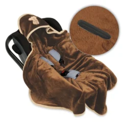 Babymatex Koala Bruin 95x95 Cm Microvezel Wikkeldeken Voor Autostoel TB0149_17 -LiefjesHoek Verkoop tb0149 45 1