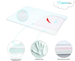 Babymatex AeroLine Slim Wit 40x26 Cm Hoofdkussentje TB0273_01 8 Babymatex AeroLine Slim Wit 40x26 Cm Hoofdkussentje TB0273_01 -LiefjesHoek Verkoop tb0273 2