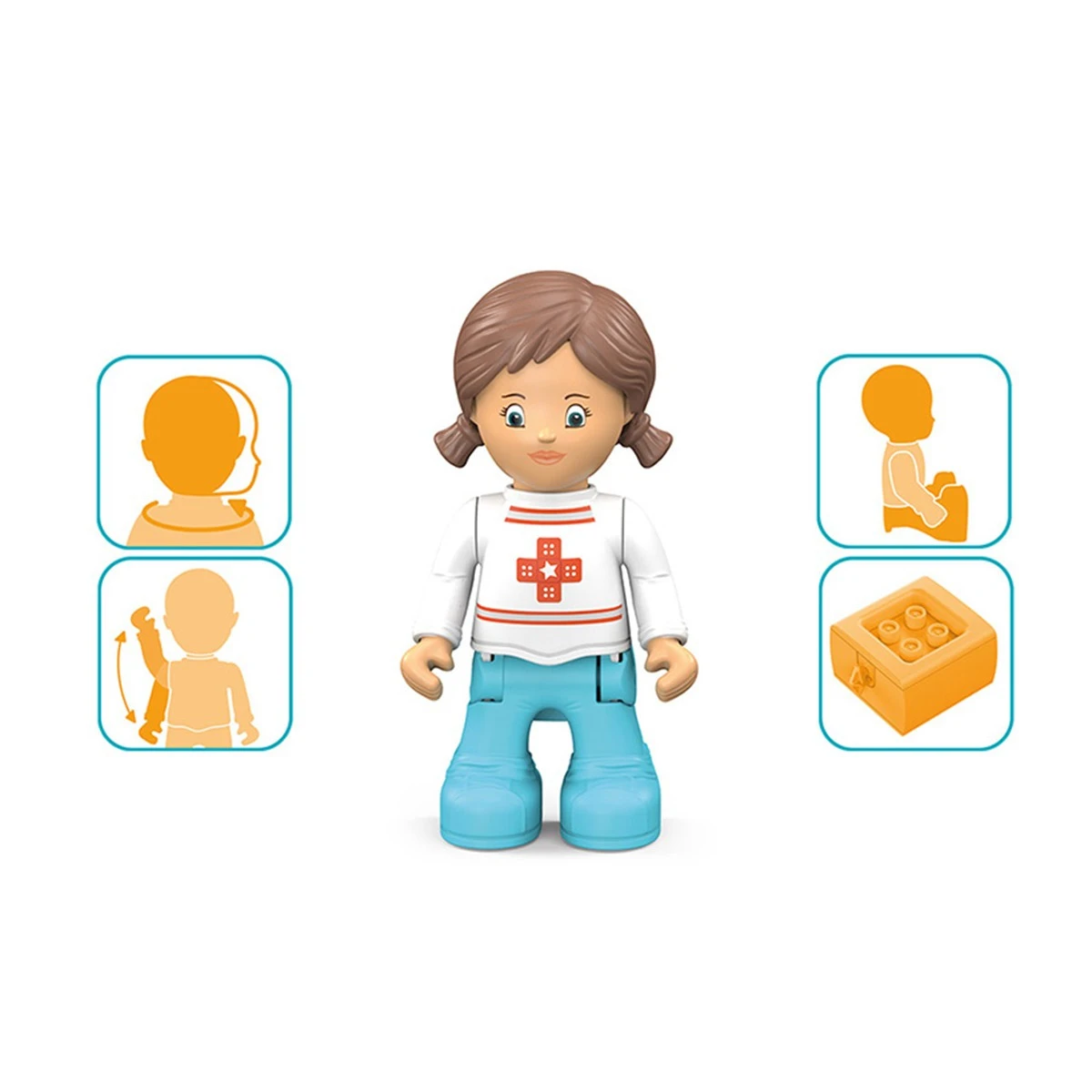 Toddys Anna Amby Educatieve Modulaire Speelgoedauto Met Pop TO-0125 5 Toddys Anna Amby Educatieve Modulaire Speelgoedauto Met Pop TO-0125 - Afbeelding 5