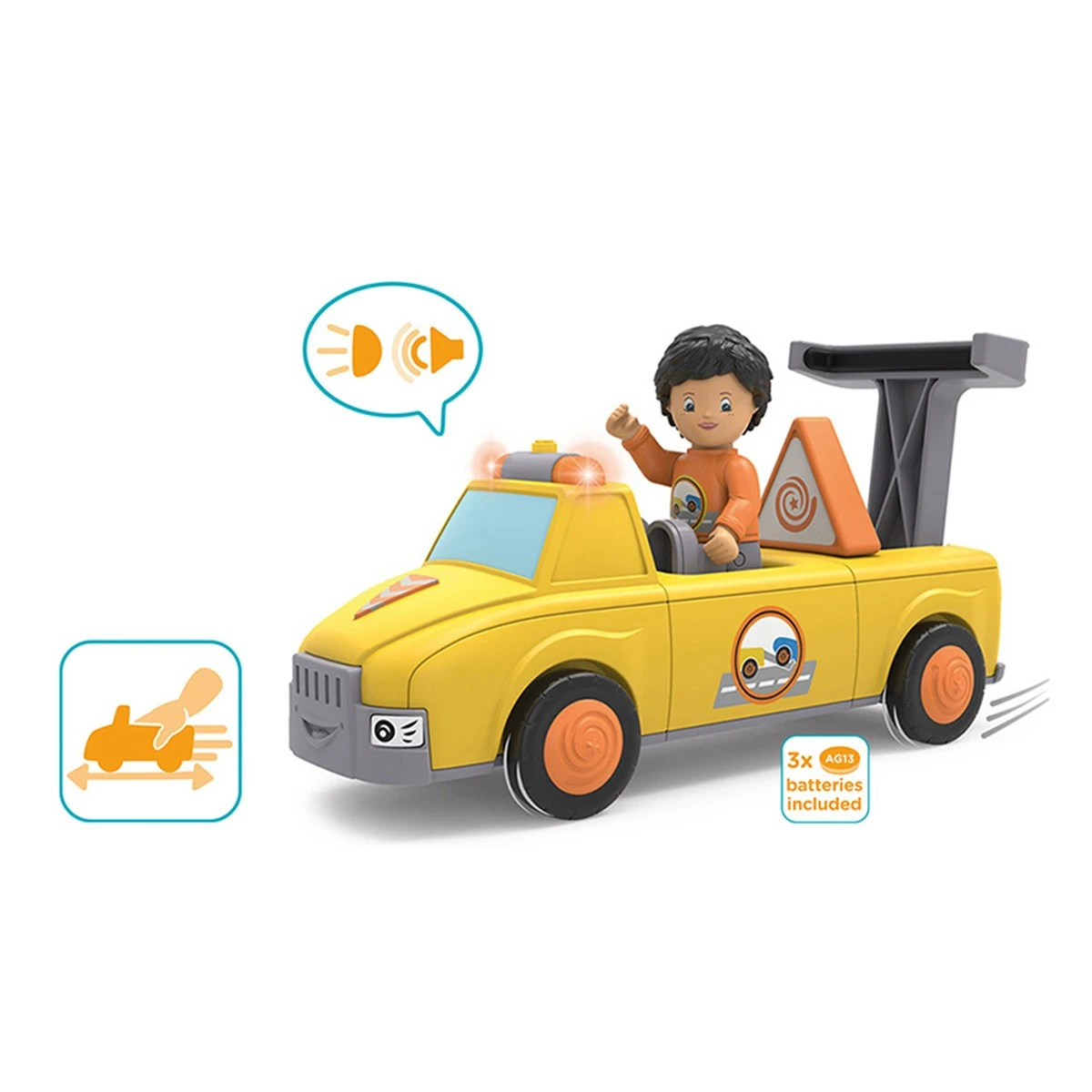 Toddys Chris Carry Educatieve Modulaire Speelgoedauto Met Pop TO-0123 2 Toddys Chris Carry Educatieve Modulaire Speelgoedauto Met Pop TO-0123 - Afbeelding 2