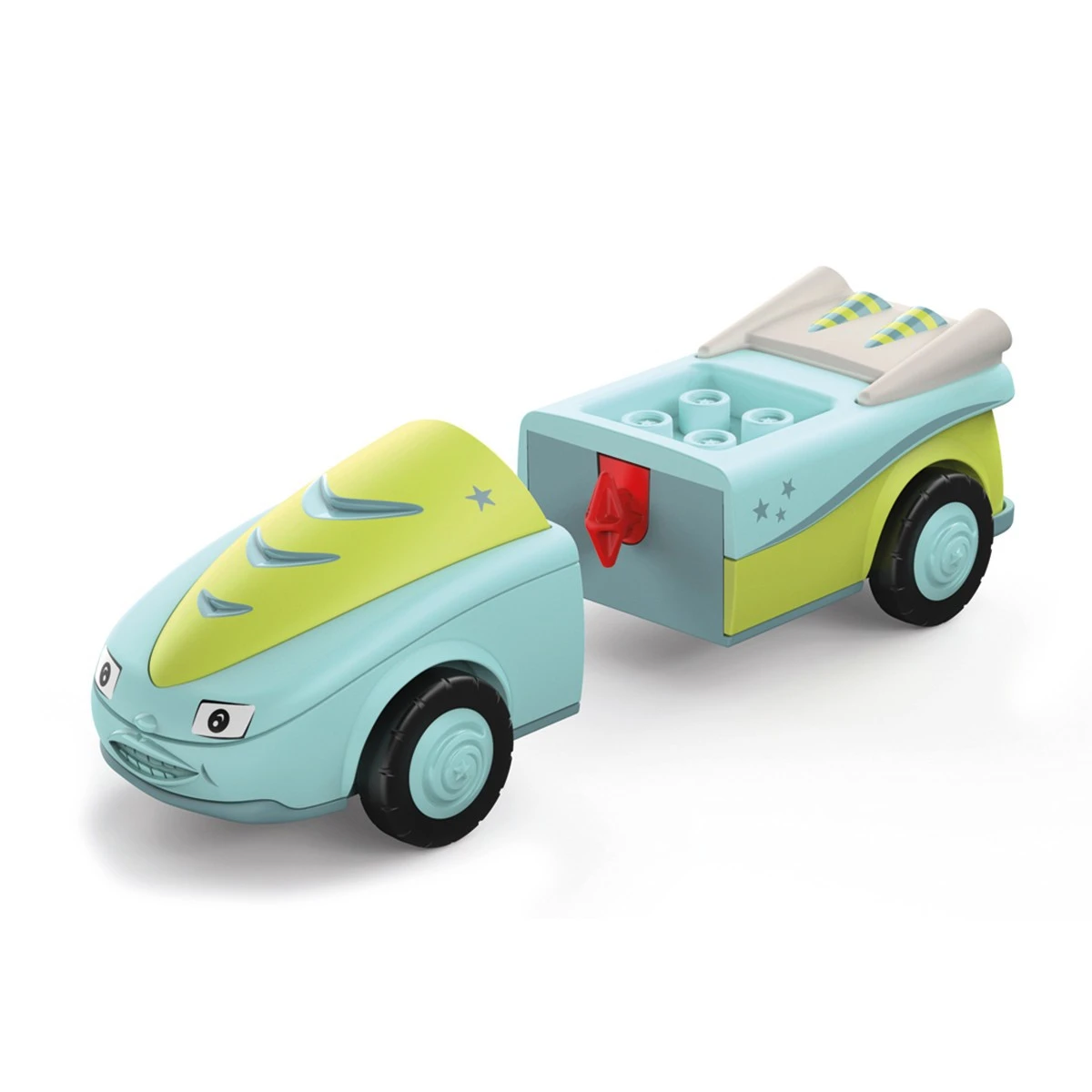 Toddys Freddy Fluxy Educatieve Modulaire Speelgoedauto Met Pop TO-0101 2 Toddys Freddy Fluxy Educatieve Modulaire Speelgoedauto Met Pop TO-0101 - Afbeelding 2