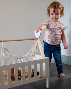 Tryco Tipi Houten Poppenbed TR-353013 -LiefjesHoek Verkoop tr 353013 tryco wooden tipi doll bed 05