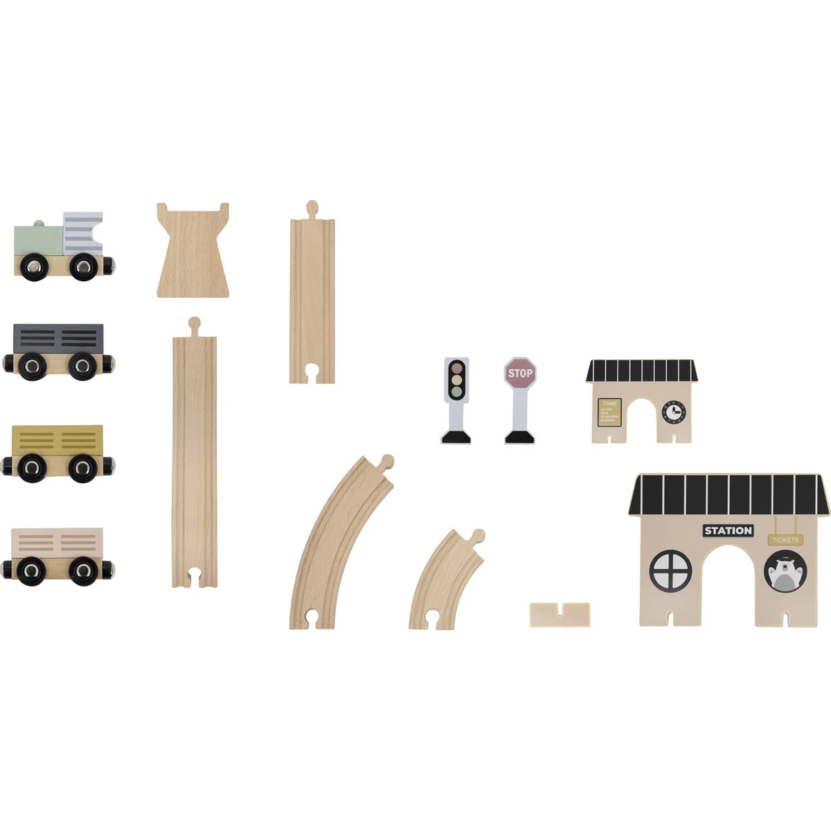 Tryco Houten Treinbaanset - Basis TR-353076 3 Tryco Houten Treinbaanset - Basis TR-353076 - Afbeelding 3