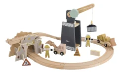 Tryco Houten Treinbaanset - Uitbreidingsset Bouwplaats TR-353080