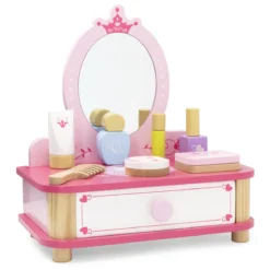 Viga Houten Make-up Set Met Kaptafel 44571 -LiefjesHoek Verkoop viga houten make up set met kaptafel 44571 3