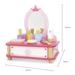 Viga Houten Make-up Set Met Kaptafel 44571 -LiefjesHoek Verkoop viga houten make up set met kaptafel 44571 4
