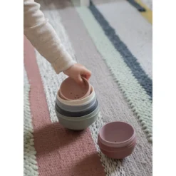 Bibs Pastel Rainbow Wobbly Tower Stapeltoren 4100100 -LiefjesHoek Verkoop wobbysfeer4